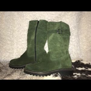 Green booties